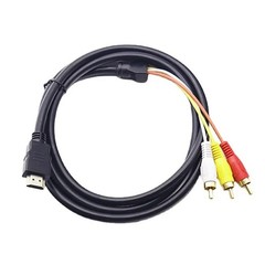 15m HDMI To 3RCA Cable Converter Cord With HD Audio Video Signal Transmission