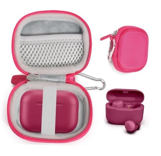 Case for JLab Go Pop+,Go Air Pop, Air Tones+/ Tones, JBuds Mini True Pink