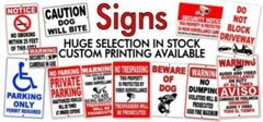 Warning Beware Of Dog 8″ x 12″ Sign doberman security attack guard bite BD015