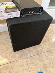 Kicker 48TRTP122 12-inch Thin W/wires And Kicker Amp