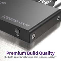 HDMI Switch 5 In 1 Out 4K HDR Auto Scaling Selector Switch Adapter with Remote