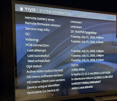 TiVo Mini Vox TCDA95000 4K UHD Remote Power Cord. Lifetime Service