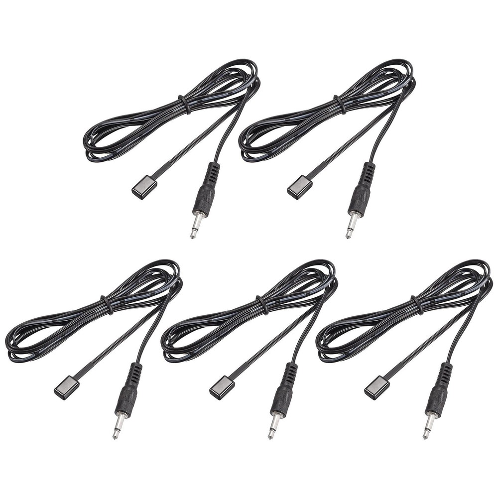 uxcell IR Infrared Emitter Extension Cable 4.9ft Long 45 Degree Black