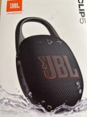 JBL Clip 5 Black Portable Bluetooth Speaker New