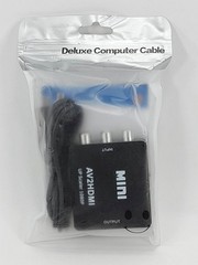 RCA AV to HDMI HD Converter Composite CVBS Video Adapter Wii NES SNES