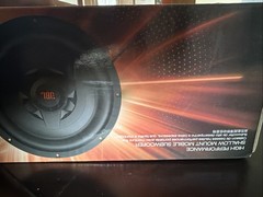 JBL Club WS1000 10in. Shallow-Mount Car Subwoofer