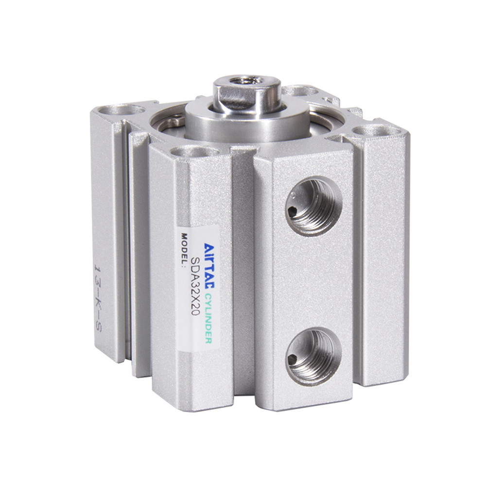 1pcs AirTAC SDA40X5/10/15/20/25/30/35/40/45/50 Thin Air Cylinder 5~50mm Stroke