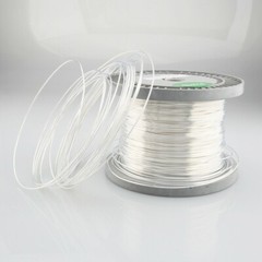 Hi-end 5N Solid Pure Silver with PTFE HiFi Analogue Audio Speaker Cable Wire DIY