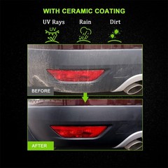FOLLOWIN Plastic Restorer for Cars, Coating Exterior Black Trim 60ml
