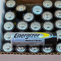 100 Energizer AA Industrial EN91 1.5v Alkaline Batteries LR6 Exp. 12/2035