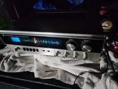 Vintage Sherwood S-7225B Stereo Receiver – Pro Serviced & Cleaned – Rare Blue Di