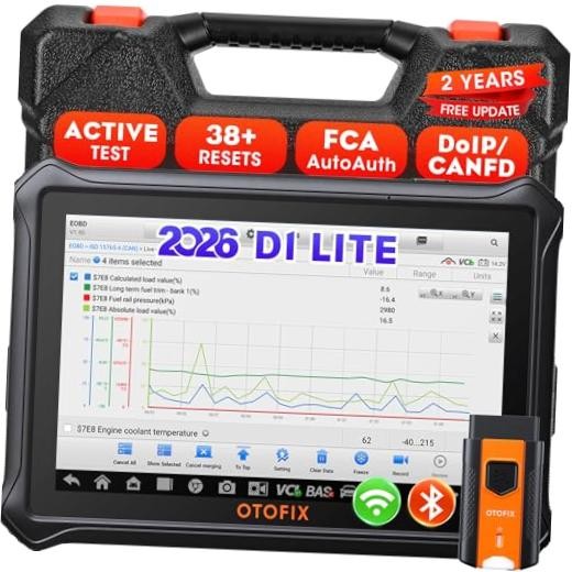 D1 Lite 2026 Bidirectional Scan Tool, 2 Years Free Update, 38+ Services, All