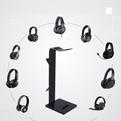 US 1-2 Pack Headset Headphone Stand Acrylic Universal Earphone Holder Orgainizer