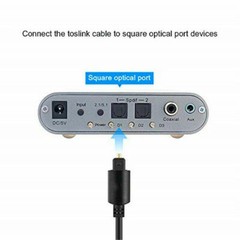 6FT Premium Digital Audio Optical Optic Fiber Cable Toslink SPDIF Cord 6 ft HD