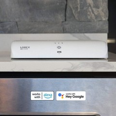 Lorex 4K+12MP 16 Camera Capable (8 Wired + 8 Fusion Wi-Fi) NVR – Open Box