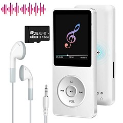 MP3 Player MP4 Media FM Radio HIFI Sport Music Speakers With Headphone 16GB