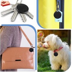 5-in-1 Waterproof GPS Trackers – Key Finder Locator for Pets, Bags, and Luggage