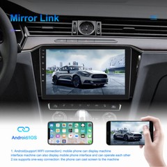 4G+64G Android 13.0 CarPlay Car Stereo Radio 10.1″ Double 2 Din GPS Navi +Camera