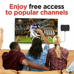 5600 Miles Digital TV Antenna Indoor HDTV Amplified Signal Booster 4K HD 1080P.
