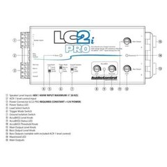 AudioControl LC2i PRO 2-CH Active Line Output Converter & Line Driver w/Remote