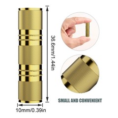 3.5mm Female To Female Aux Coupler Stereo Jack Extender Gold Plated 3 Pcs