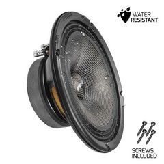 2x PRV 8″ Midrange Water Resistant Speakers 8MR450CF-4 Carbon Fiber 900W 4 Ohm