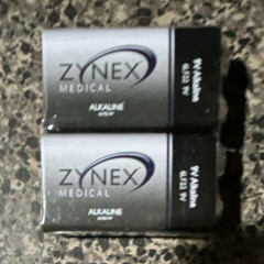 Zynex Medical 9V Alkaline Batteries 2 Pack 6LR61 MPN 9V Block Type Long Life