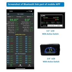 JK Smart BMS 4S-8S 200A Li-ion LiFePo4 Battery BMS w/1A Active Balanced BT lot