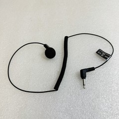 2 Pack 3.5mm Coiled Listen Only Earbud Earpiece for Speaker Microphone SP003C