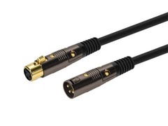 Monoprice 4752 Premier Series XLR 10′ Male to XLR Female 16AWG Cable (3-Pack)
