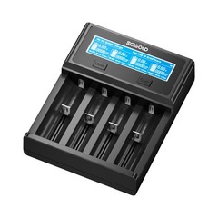 Smart Battery Charger 4A Fast Charging for Rechargeable Li-ion Ni-MH Ni-Zn