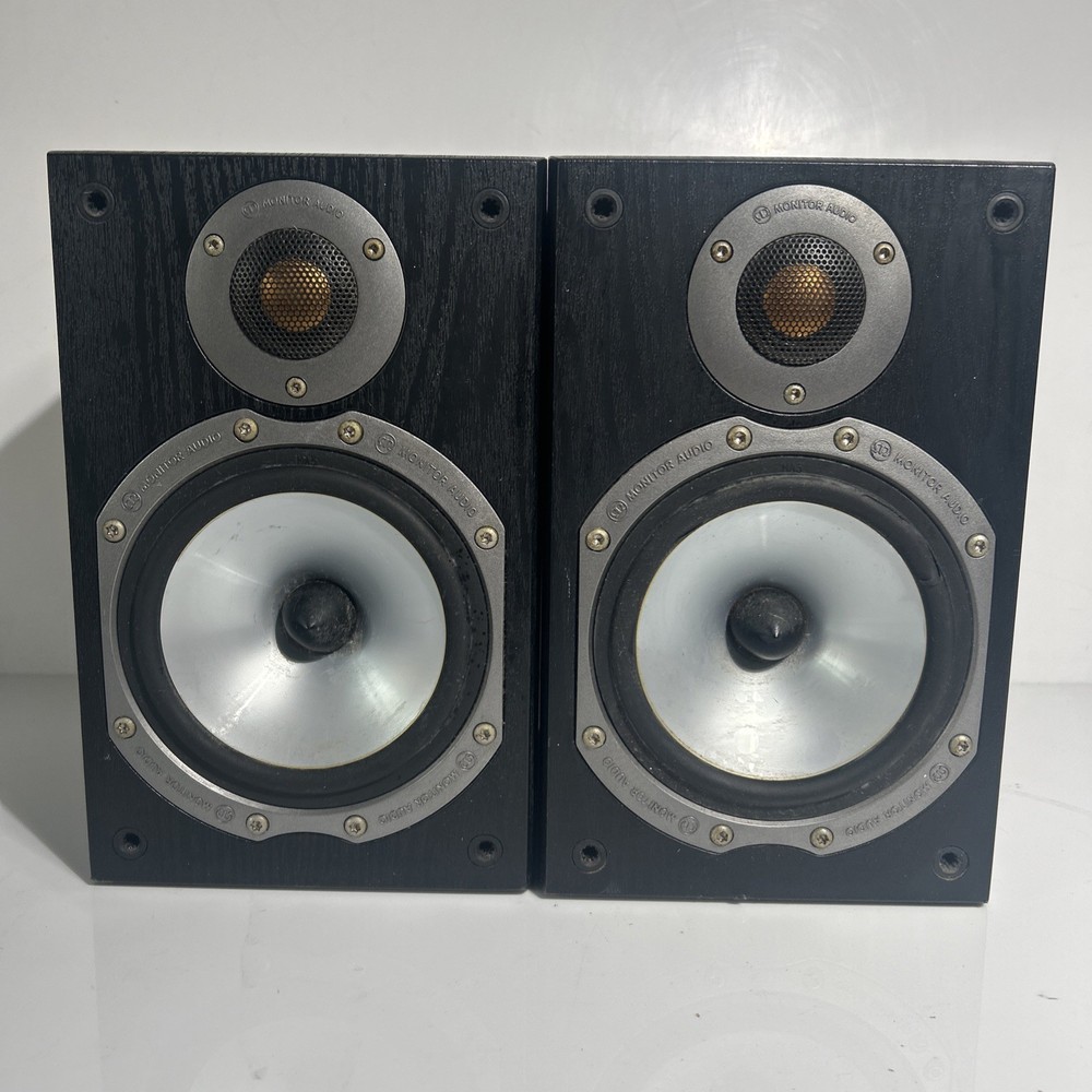 Monitor Audio Bronze BR1 Bookshelf Speakers Tested Working Unit