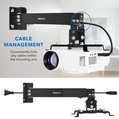 Mount-It! Wall or Ceiling Projector Mount with Universal LCD/DLP Mounting for…