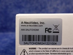 A-Neuvideo ANI-3AUTOHDMI 3 x 1 UHD+ HDMI Switcher with Auto Source (G124)