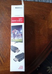 Vivitar 12′ 24K Gold Plated HDMI Cable Able to support 4K, 3D, and other color