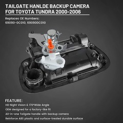 Tailgate Handle Backup Camera for Toyota Tundra 2000-2006 – 170° Wide Angle