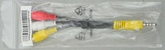 LG COMPOSITE AUDIO/VIDEO 3.5mm CABLE ADAPTER EAD61273106 NEW