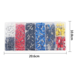 1200x Connector Cord Wire Crimp Cable Pin End Bootlace Ferrule Terminals Kit Set