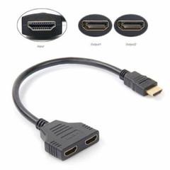 2PCS 4K HDMI Cable Splitter Adapter 2.0 Converter 1 In 2 Out 1 Male to 2 Female