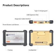 ThinkScan 672 All System Diagnose Scanner Full Bidirectional Scan CANFD 28Resets