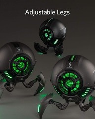 GravaStar Mars Sci-Fi Bluetooth Speaker ZOEAO RGB Gaming Robot 20W TWS Black New