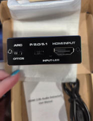 4K HDMI Audio Extractor ARC HDMI 2.0B Converter HDMI To HDMI