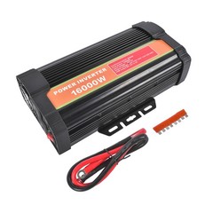 16000W Car Power Inverter DC 12V To AC 110V Black with 2x 2.1A USB and AC Socket
