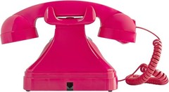 Retro Landline Home Corded Old Fashion Desk Basic Pink Decorative Analog Tel…