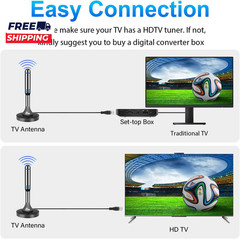 2026 Digital TV Antenna for Smart TV Indoor 360° Long Range Reception