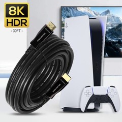 HDMI 2.1 Cable 48Gbps Support 4K@120Hz 8K@60Hz HD 3D HDMI Fiber Optic Cable Lot