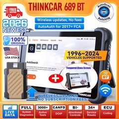 ThinkScan 689BT FREE UPDATE Full System Diagnostic Scanner TPMS IMMO 34+ Service