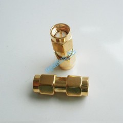 1Pcs SMA male to SMA male plug in series RF coaxial adapter connector Wifi