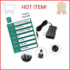 6V 2A Power Supply Adapter AC 100-240V to DC 6Volt 2 Amp Power Supply AC/DC Tran