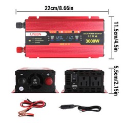 5000W 3000W DC 12V to AC 110V 120V Car Power Inverter Converter 2AC Socket & USB